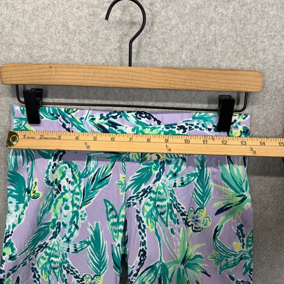 Lilly Pulitzer Bal Harbour Palazzo Pants Womens XXS Tropical Wide Leg Beach - Picture 5 of 10